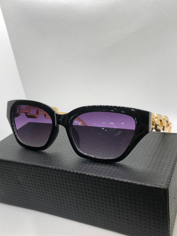 عینک ترند دخترانه دسته زنجیری uv400